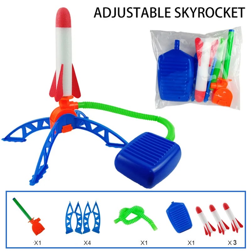 Kids Outdoor Jumpsuit - Hava Roketi Ayak Pompası Fırlatıcı Açık