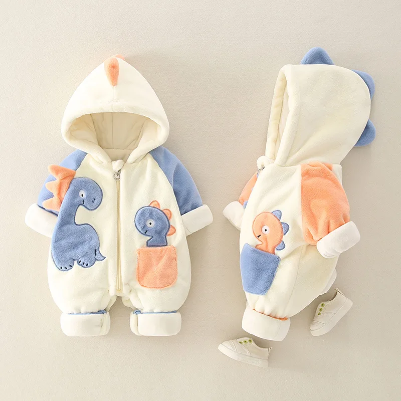 Kids Outdoor Jumpsuit - Yenidoğan tulum bebek Bodysuits kalın ve