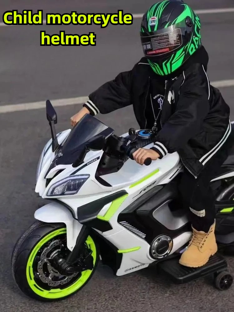 Kids Outdoor Karting - Sevimli Çocuk Karting Tam Yüz Kaskları