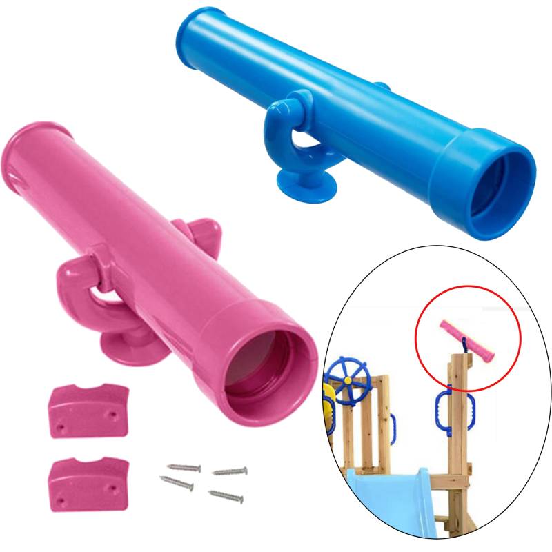 Kids Outdoor Swing Set - Çocuklar oyun alanı oyuncak teleskop dahil