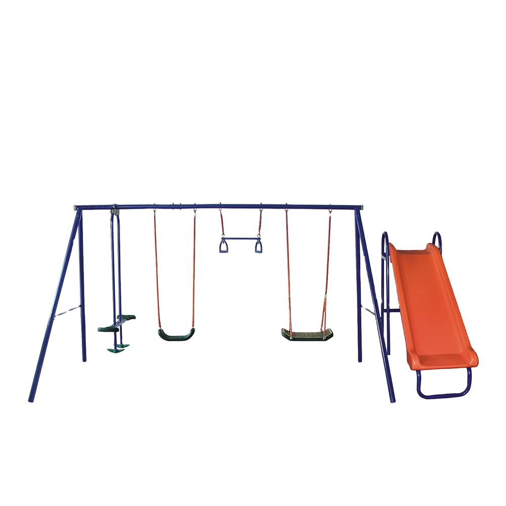 Kids Outdoor Swing Set - Toptan Ucuz Altı İstasyonlu Açık Hava