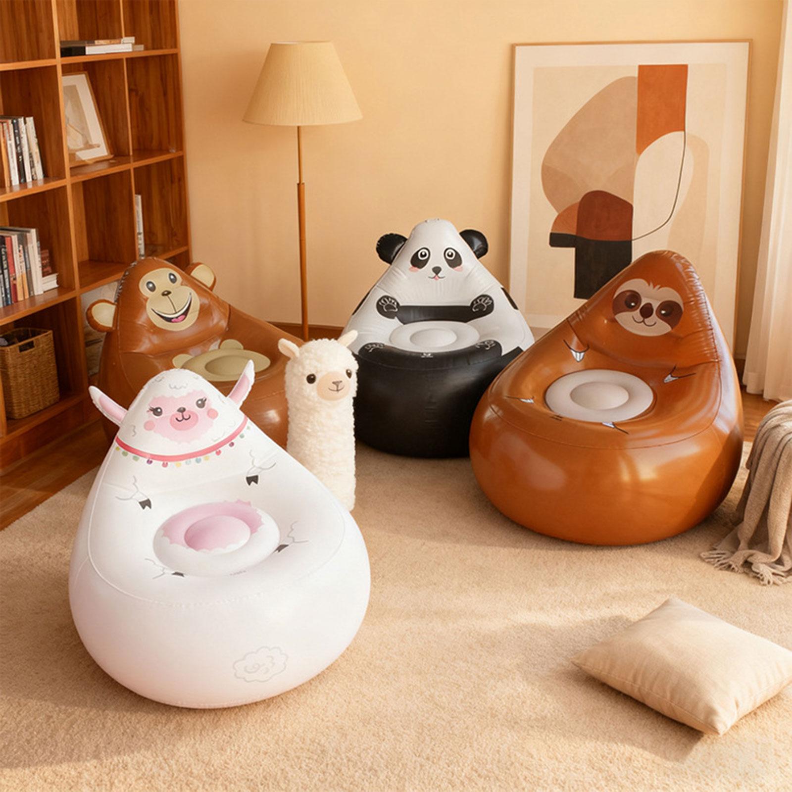 Kids Outdoor Lounge Furniture - Şişme Tembel Koltuk Çocuk Karikatür Koltuk