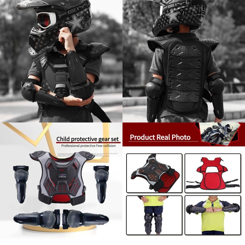 Kids Outdoor Vest - QIKUI Çocuk Göğüs Yeleği Motokros Yeleği