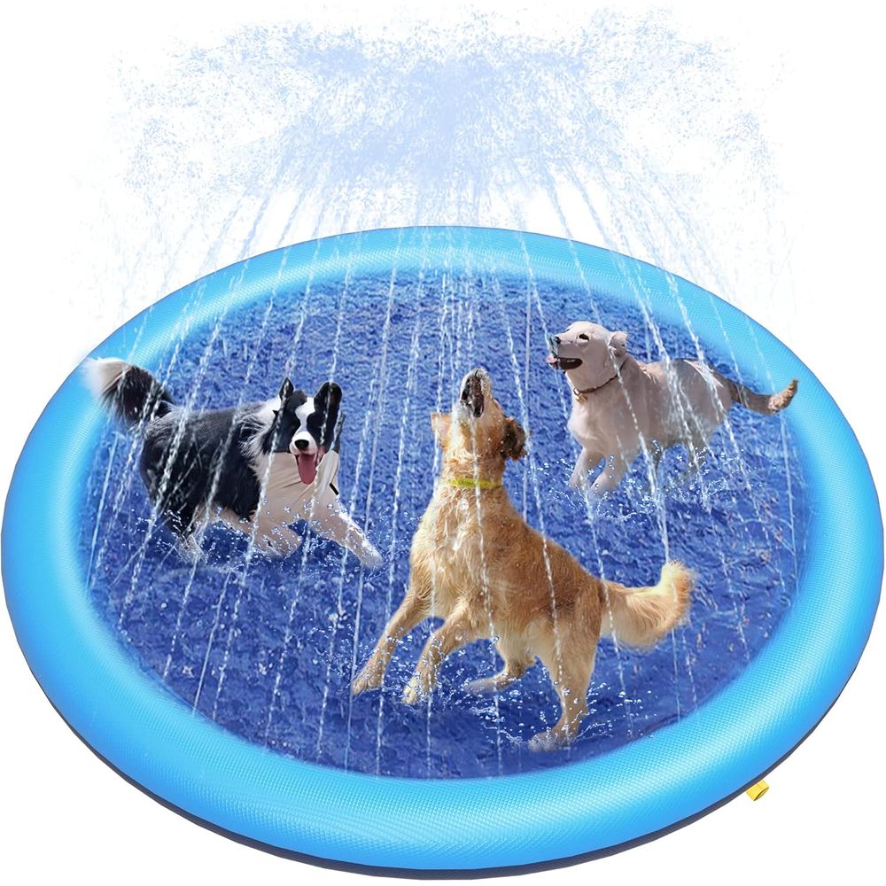 Sprinkler Splash Pad - Su Oyun Matı veya Kaymaz Köpek