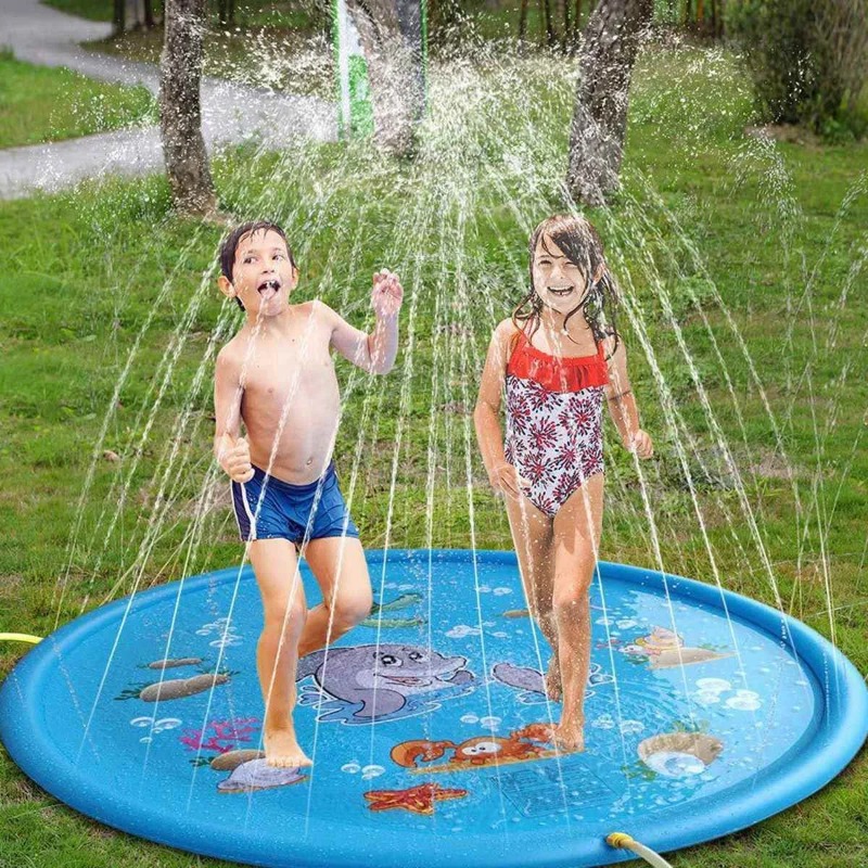Sprinkler Splash Pad - Su Sıçrama Havuzları Çocuklar Açık Komik
