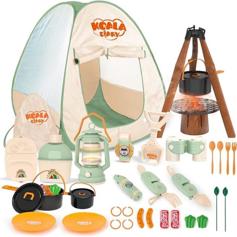 Kids Outdoor Play Tent - Çocuklar Kamp Seti Yürümeye Başlayan Oyuncaklar