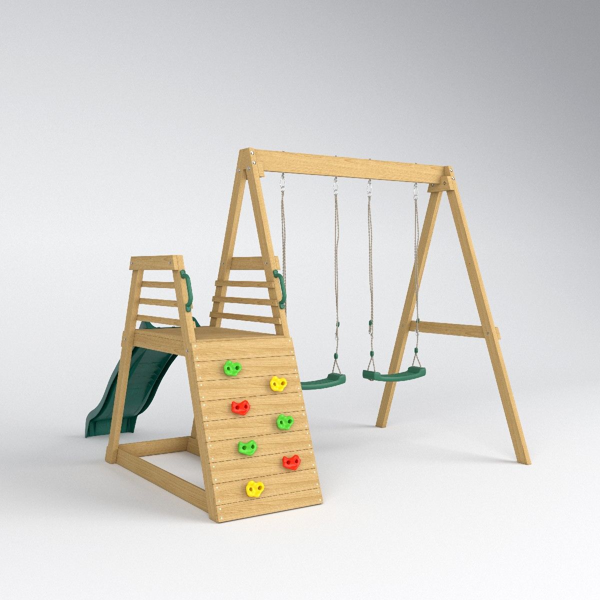 Kids Outdoor Swing Set - 2026 Jungle Gym Kaydırak Salıncak Bahçe