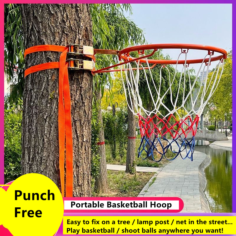 Kids Outdoor Frame - Yumruk ücretsiz basketbol potası standart çelik