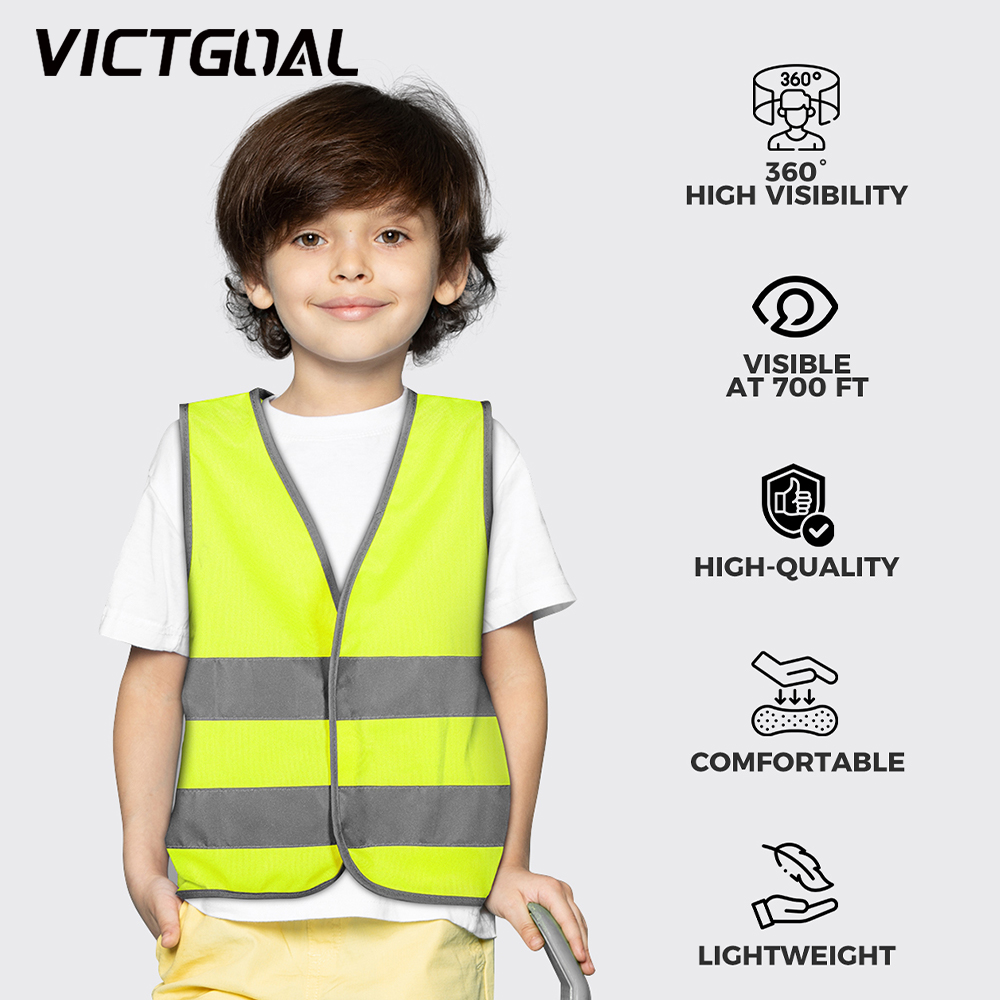 Kids Outdoor Vest - Çocuk Güvenliği Yelek Yansıtıcı Giyim Çocuklar