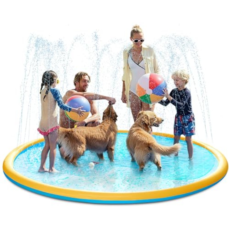 Sprinkler Splash Pad - Yürümeye yeni başlayan çocuklar, çocuklar ve