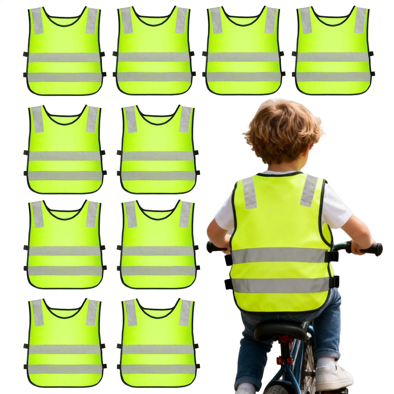 Kids Outdoor Vest - Çocuklar Yansıtıcı Yelek 10 Parça Açık