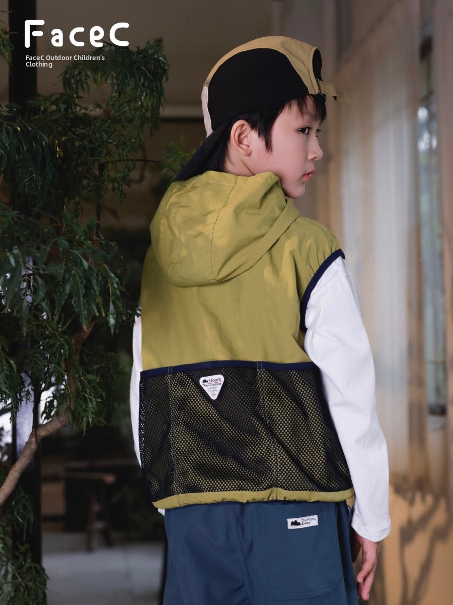 Facec Boys Açık Hava Nefes Ala - Kids Outdoor Vest incelemesi ve fiyatı