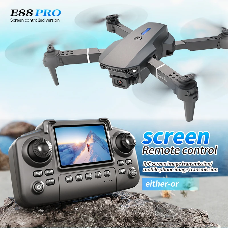 Profesyonel E88 PRO Drone ekra - Kids Outdoor Play Equipment incelemesi ve fiyatı