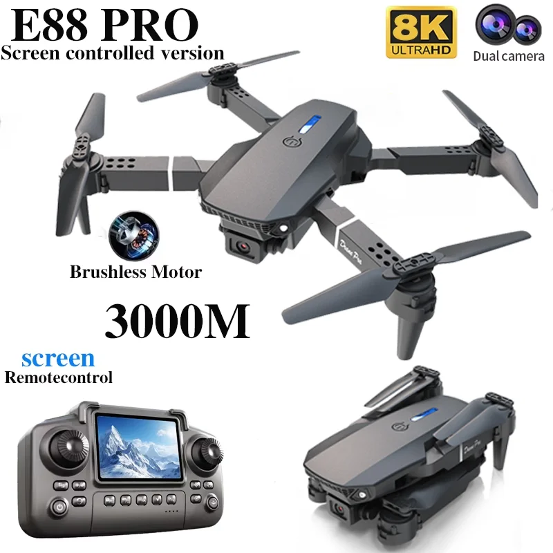 Profesyonel E88 PRO Drone ekra - Kids Outdoor Play Equipment incelemesi ve fiyatı
