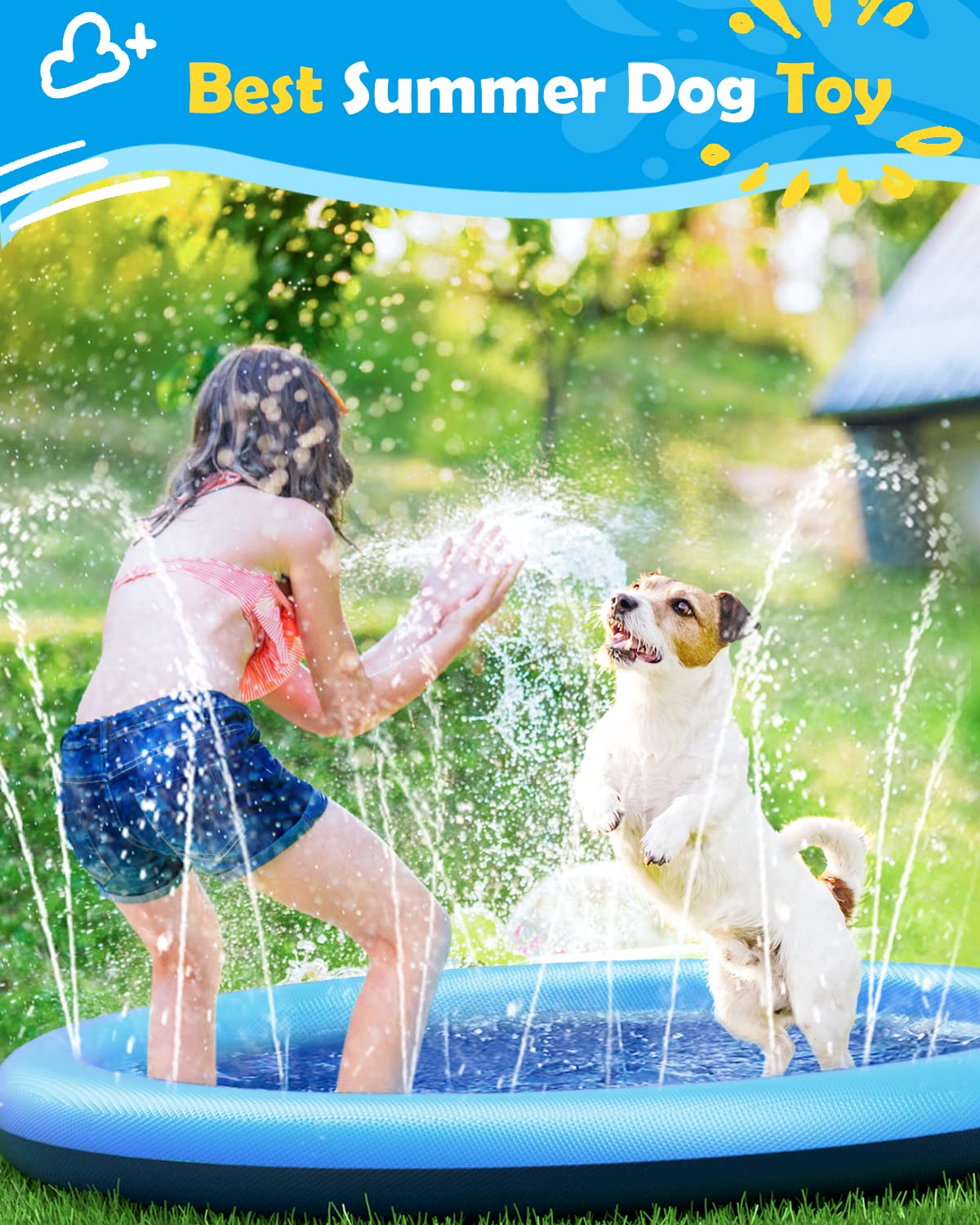 Köpek Sıçrama Havuzu Kalın Yağ - Sprinkler Splash Pad incelemesi ve fiyatı