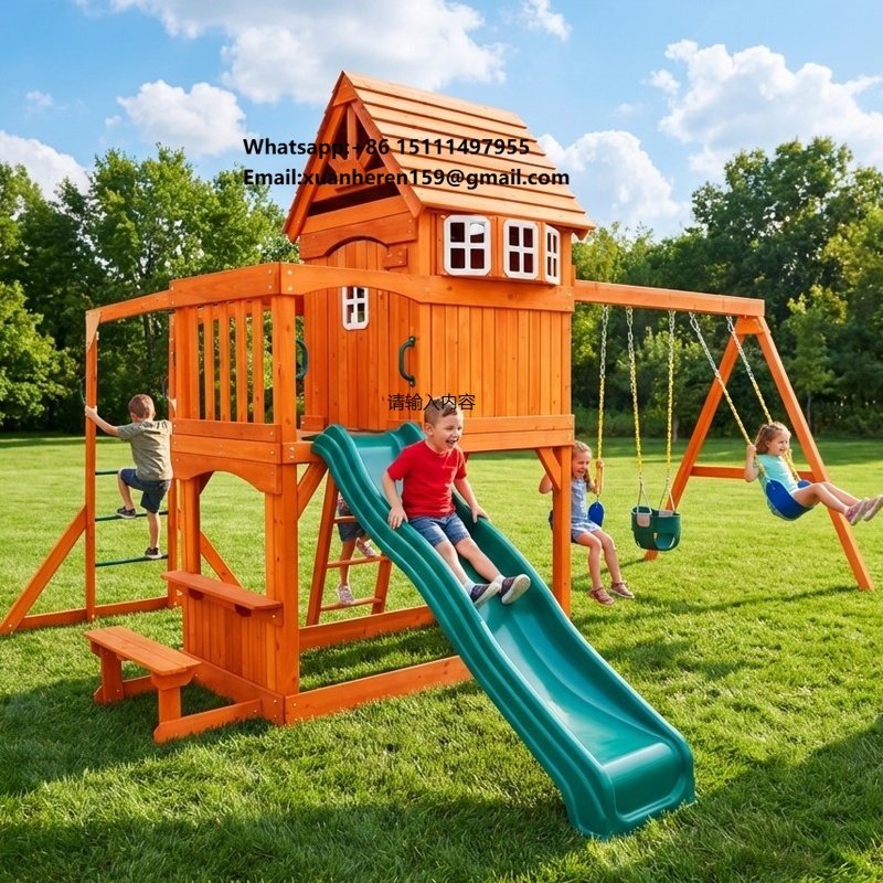 Büyük Açık Hava Eğlence Ekipma - Kids Outdoor Swing Set incelemesi ve fiyatı