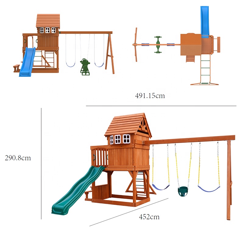 Büyük Açık Hava Eğlence Ekipma - Kids Outdoor Swing Set incelemesi ve fiyatı