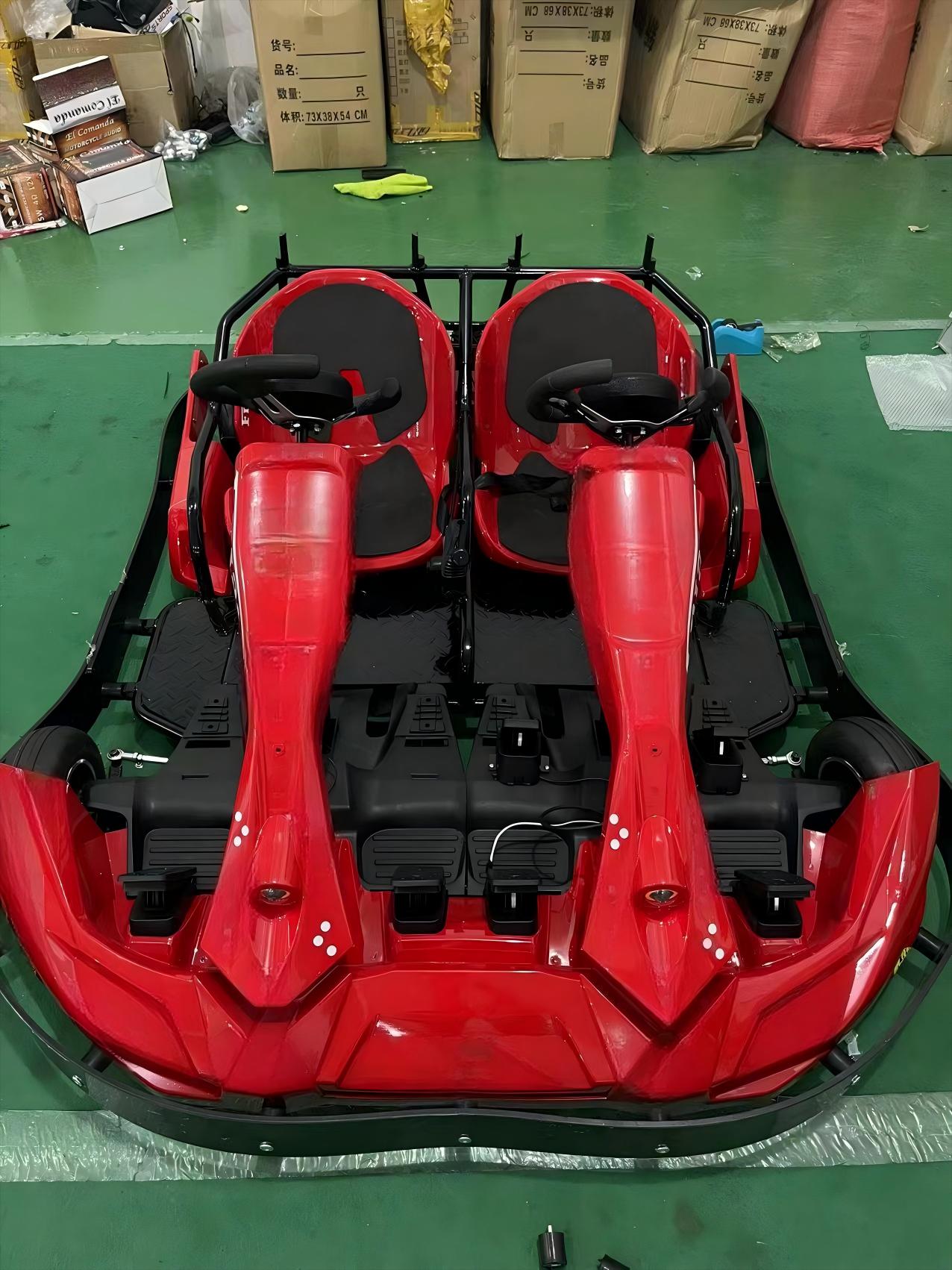 Çift Kişilik Elektrikli Yarış  - Kids Outdoor Karting incelemesi ve fiyatı