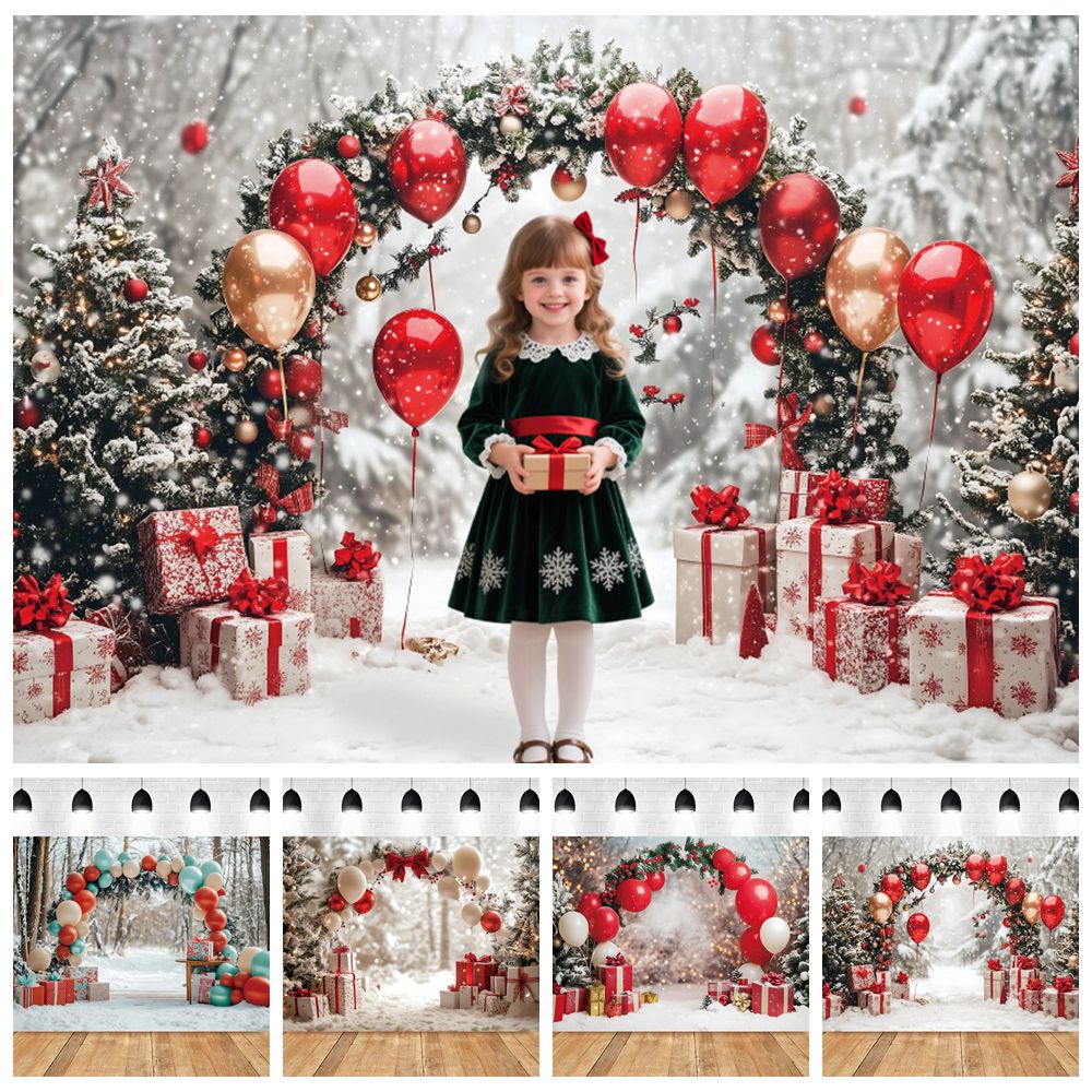 Kış Noel Fotoğraf Backdrop Arc - Kids Outdoor Xmas Gifts incelemesi ve fiyatı