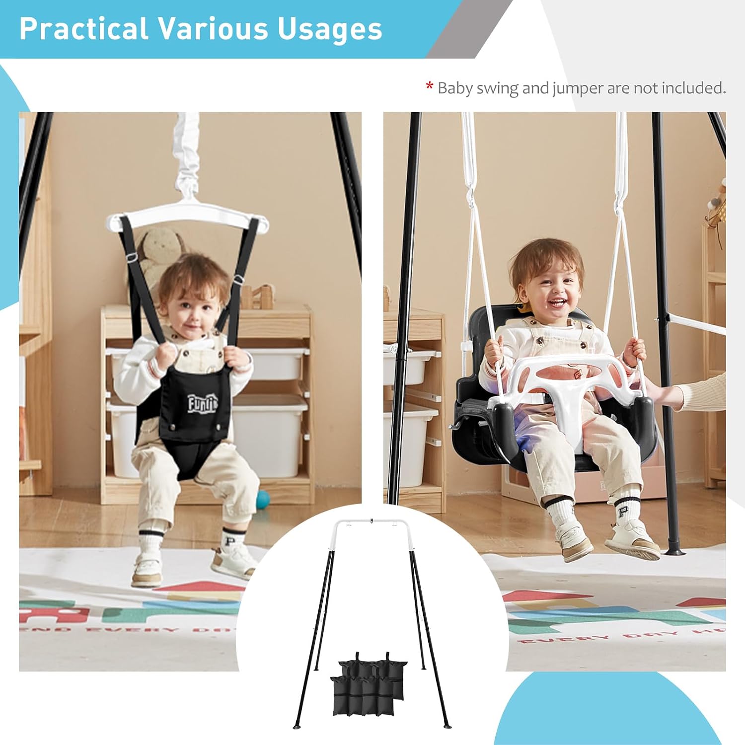 Çocuklar için 4 Kum Torbalı Ka - Kids Outdoor Hammock Chair incelemesi ve fiyatı