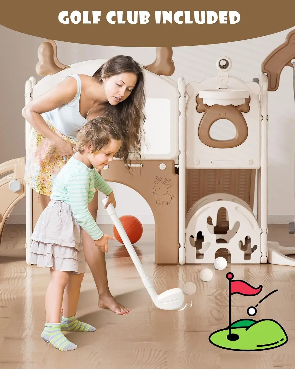 13'ü 1 arada Çocuk Kaydırağı v - Kids Outdoor Swing Set incelemesi ve fiyatı