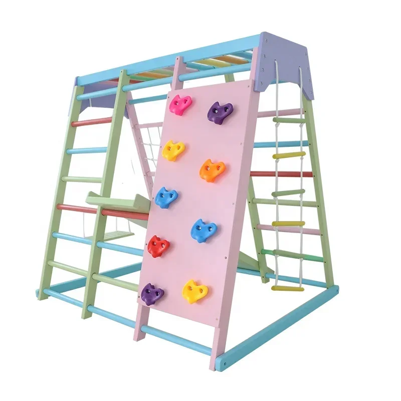 Çocuklar İçin Ahşap Tırmanma Ç - Kids Outdoor Swing Set incelemesi ve fiyatı
