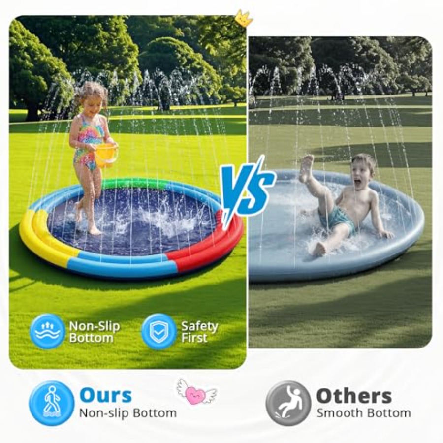Köpekler için Su Oyun Matı, 78 - Sprinkler Splash Pad incelemesi ve fiyatı