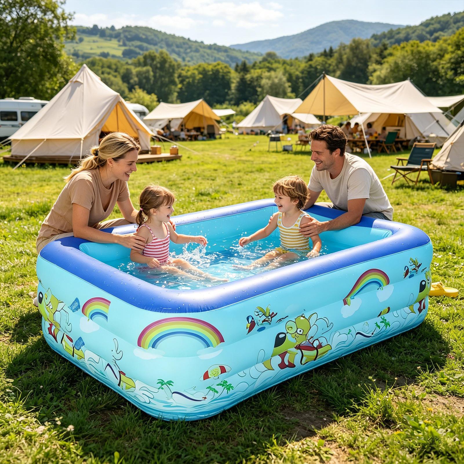 Şişme Yüzme Havuzu Büyük Aile  - Kids Outdoor Frame incelemesi ve fiyatı