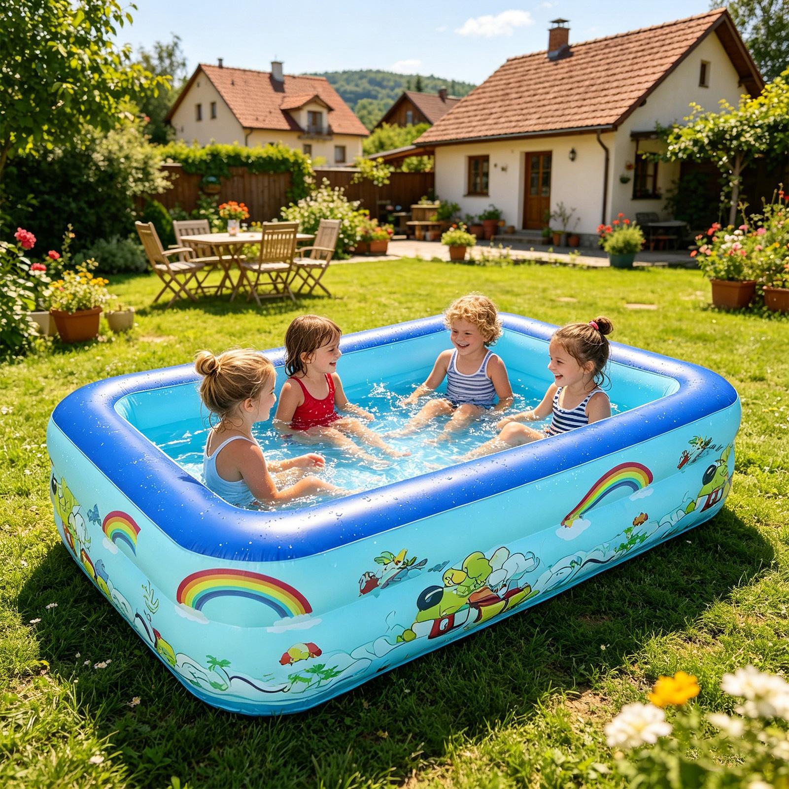 Şişme Yüzme Havuzu Büyük Aile  - Kids Outdoor Frame incelemesi ve fiyatı