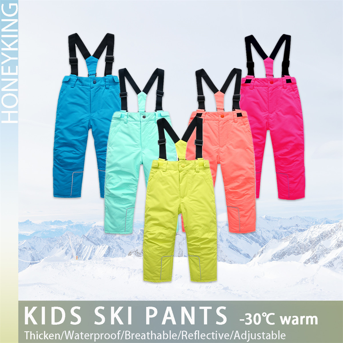 HONEYKING çocuklar kayak panto - Kids Outdoor Jumpsuit incelemesi ve fiyatı