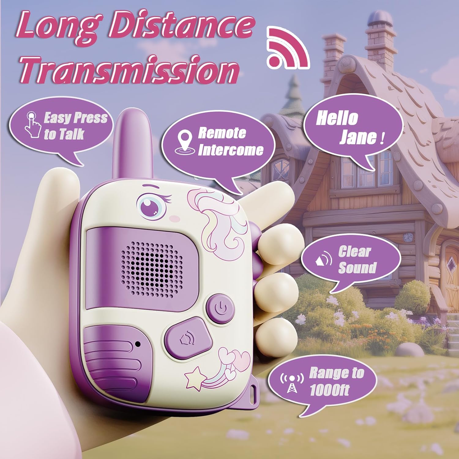 Çocuklar için 2PCS Walkie Talk - Kids Outdoor Xmas Gifts incelemesi ve fiyatı